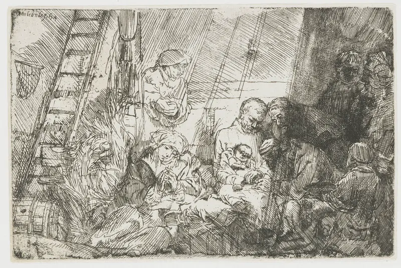 The circumcision in the stable Wall Art by Unknown - High-Resolution Digital Print