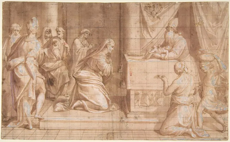 The Circumcision of Jesus Wall Art by Giovanni Battista Trotti ("Il Malosso") - High-Resolution Digital Print