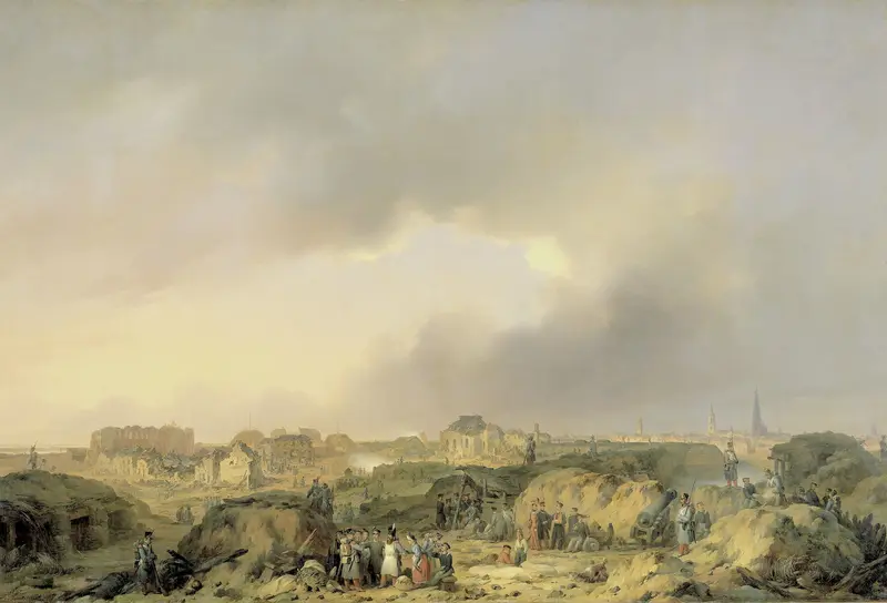The Citadel of Antwerp shortly after the Siege of 19 November-23 December 1832, and the Surrender of the Dutch Garisson to the French Wall Art by Ferdinand De Braekeleer (I) - High-Resolution Digital Print