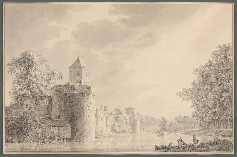 The City Walls of Utrecht by the "Plompetoren" Wall Art by Paul Liender - High-Resolution Digital Print