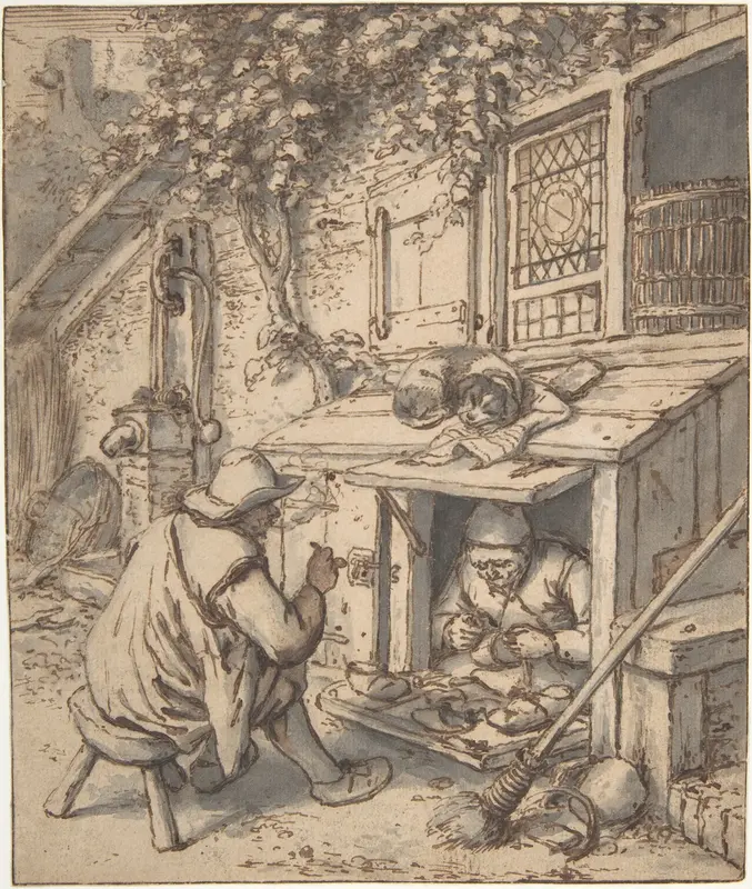 The Cobbler Wall Art by Adriaen van Ostade - High-Resolution Digital Print