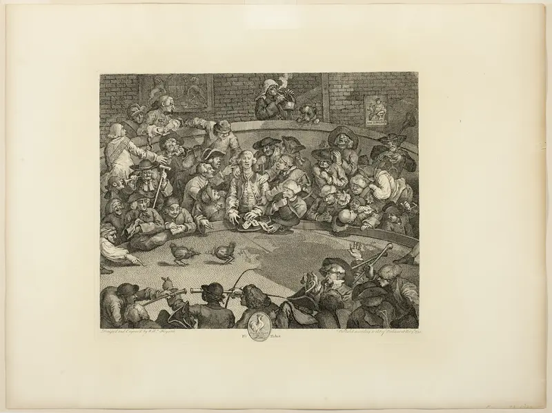 The Cockpit Wall Art by William Hogarth - High-Resolution Digital Print