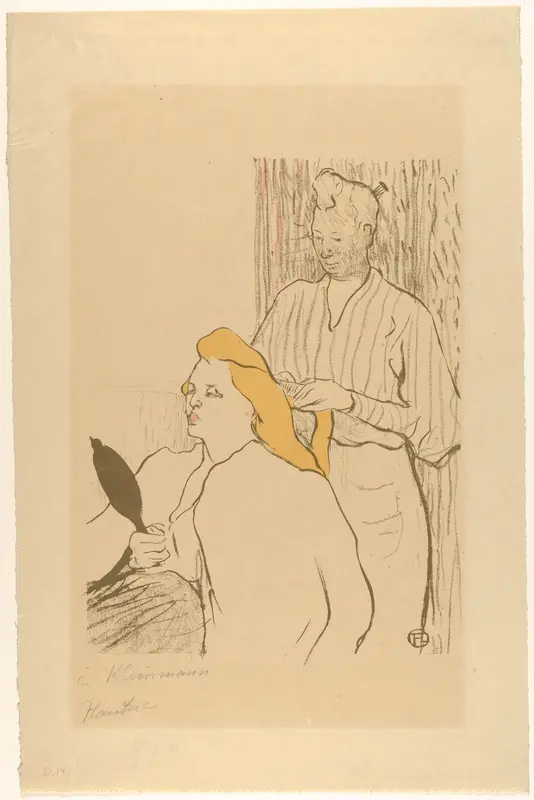 The Coiffure (Playbill for the Théâtre Libre)