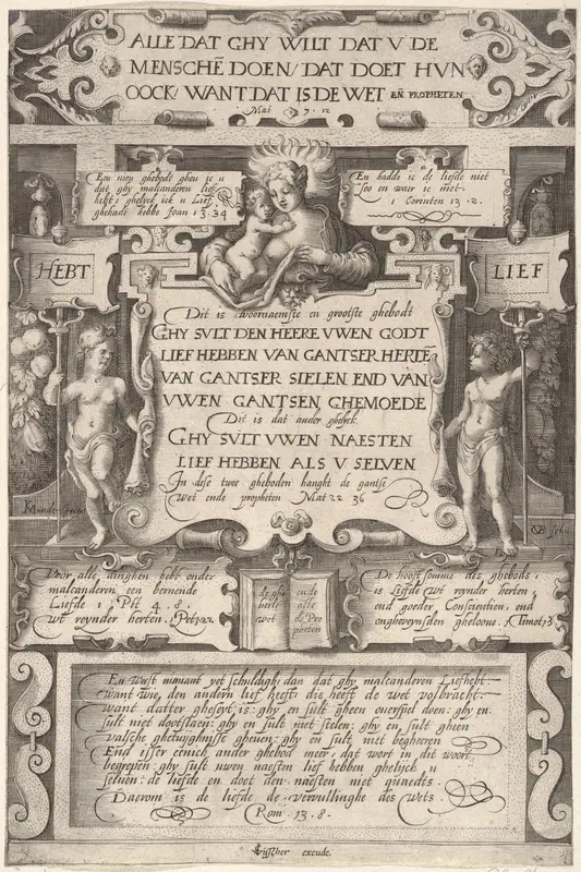 The Commandment to Love One Another Wall Art by Gillis van Breen - High-Resolution Digital Print