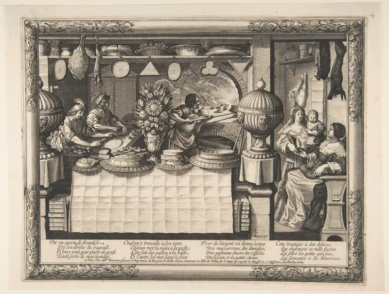 The Confectioner Wall Art by Abraham Bosse - High-Resolution Digital Print