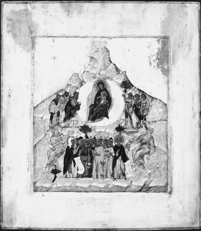 The Congregation of the Mother of God Wall Art by Russian Painter - High-Resolution Digital Print