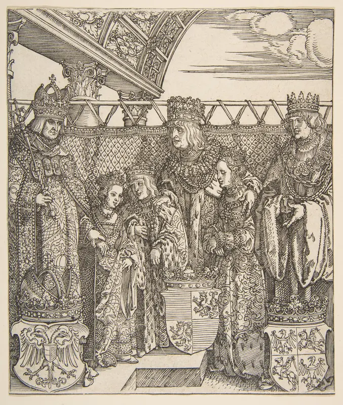 The Congress of Princes at Vienna, from the Triumphal Arch of Emperor Maximilian I Wall Art by Albrecht Dürer - High-Resolution Digital Print