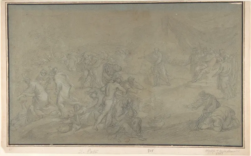 The Contest of Elijah and the Prophets of Baal on Mount Carmel (I Kings 18: 20-46) Wall Art by Stefano Pozzi - High-Resolution Digital Print