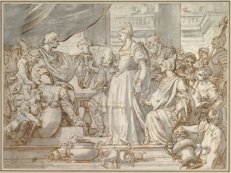 The Continence of Scipio Wall Art by Francesco Solimena - High-Resolution Digital Print