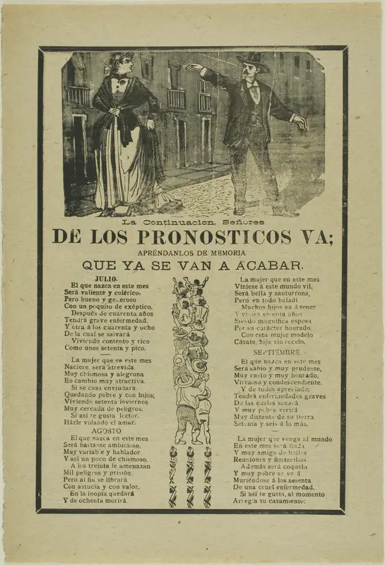 The Continuation, Sirs, of the Forecasts... Wall Art by José Guadalupe Posada - High-Resolution Digital Print