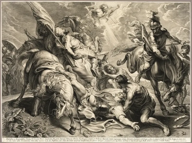 The Conversion of Saint Paul Wall Art by Schelte Adamsz. Bolswert - High-Resolution Digital Print