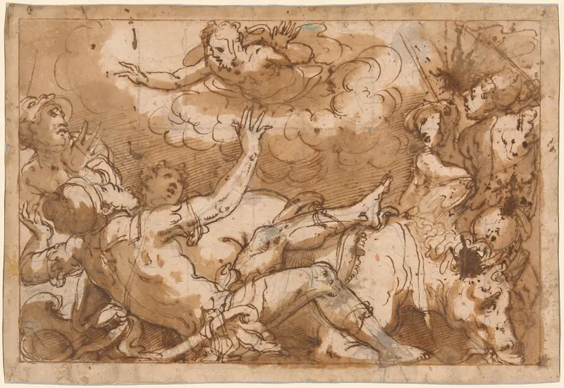 The Conversion of Saint Paul Wall Art by Giorgio Vasari - High-Resolution Digital Print