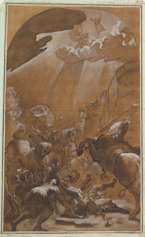 The Conversion of Saint Paul Wall Art by Ludovico Carracci - High-Resolution Digital Print