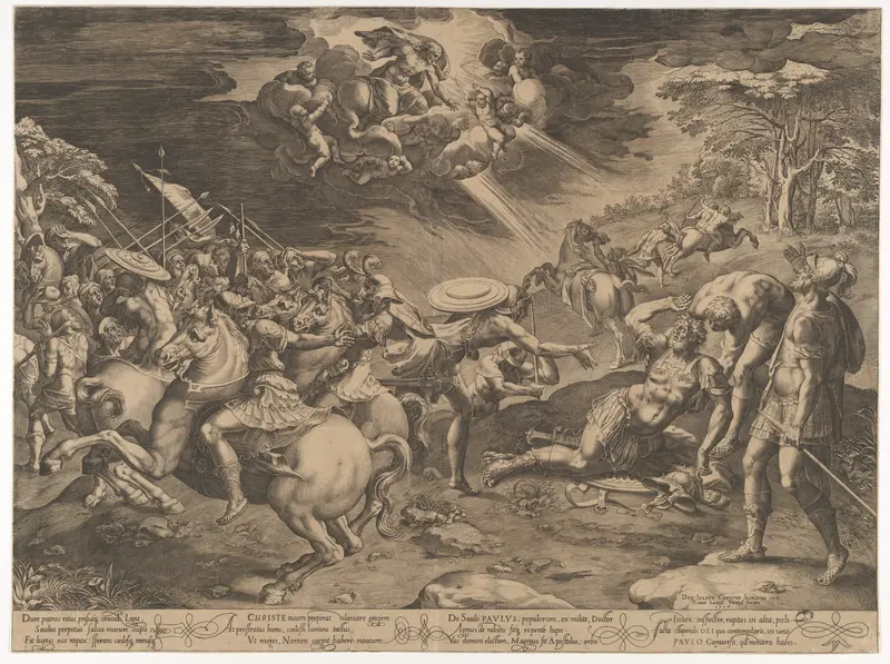 The Conversion of Saint Paul Wall Art by Cornelis Cort - High-Resolution Digital Print