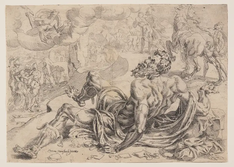 The Conversion of Saul Wall Art by Maerten van Heemskerck - High-Resolution Digital Print