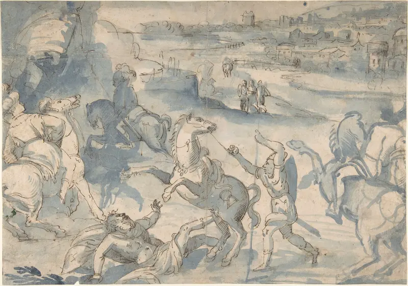 The Conversion of St. Paul Wall Art by Melchior Bocksberger - High-Resolution Digital Print