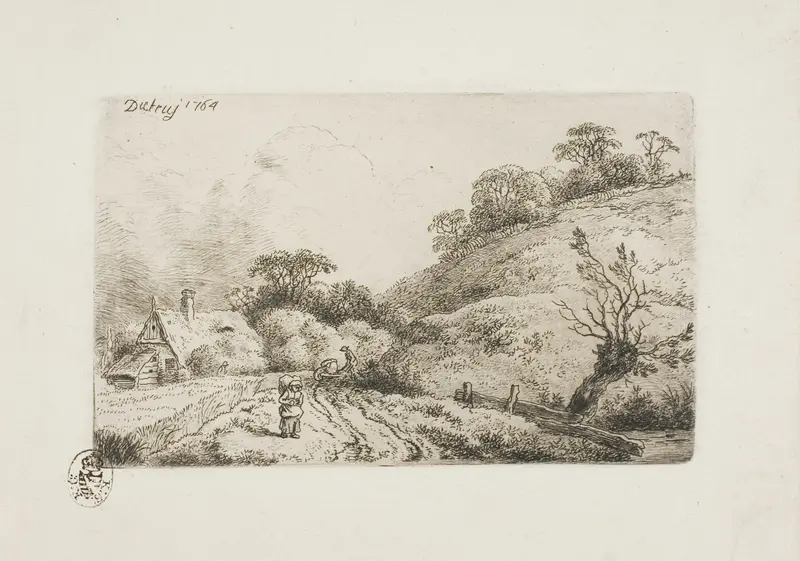 The Cornfield (Rembrandt Manner) Wall Art by Christian Wilhelm Ernst Dietrich - High-Resolution Digital Print