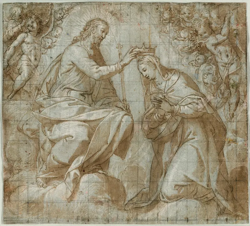 The Coronation of the Virgin Wall Art by Ercole Setti - High-Resolution Digital Print