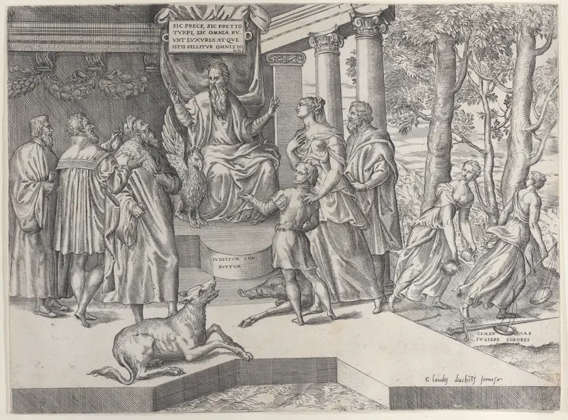 The Corrupt Judge Wall Art by Battista Angolo del Moro - High-Resolution Digital Print
