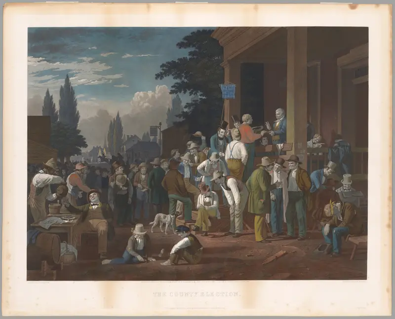 The County Election Wall Art by John Sartain - High-Resolution Digital Print