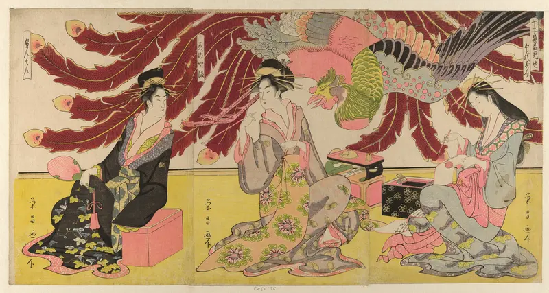 The Courtesans of the Chojiya on Display in the Daytime (Chojiya hirumise)