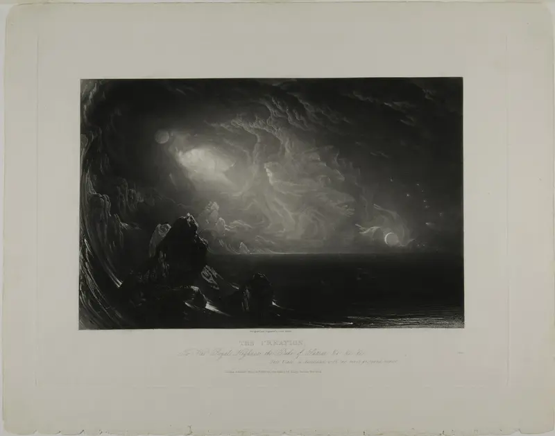 The Creation, from Illustrations of the Bible Wall Art by John Martin - High-Resolution Digital Print