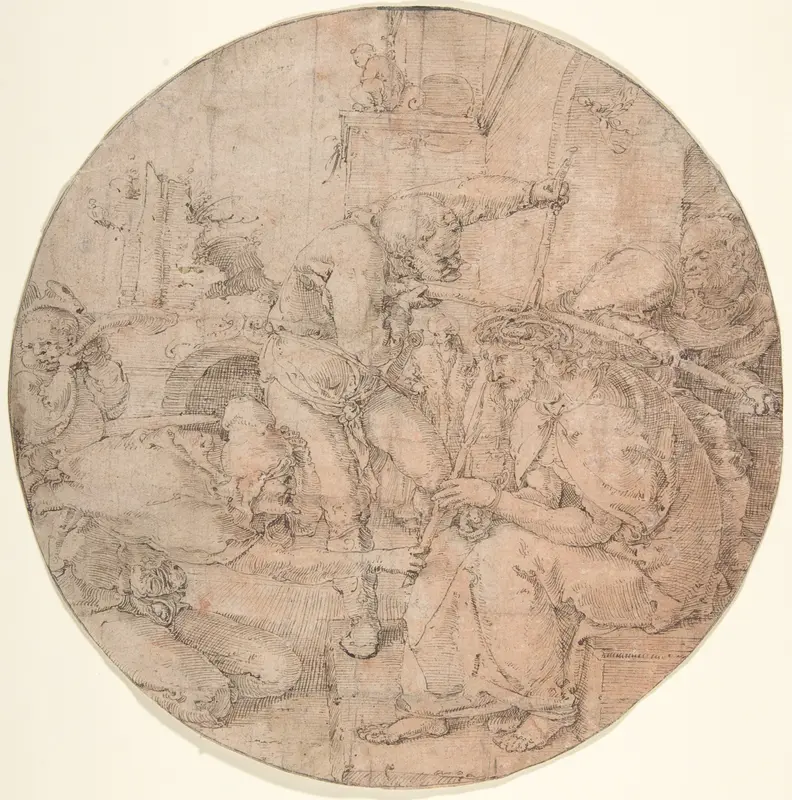 The Crowning with Thorns Wall Art by Lucas van Leyden - High-Resolution Digital Print