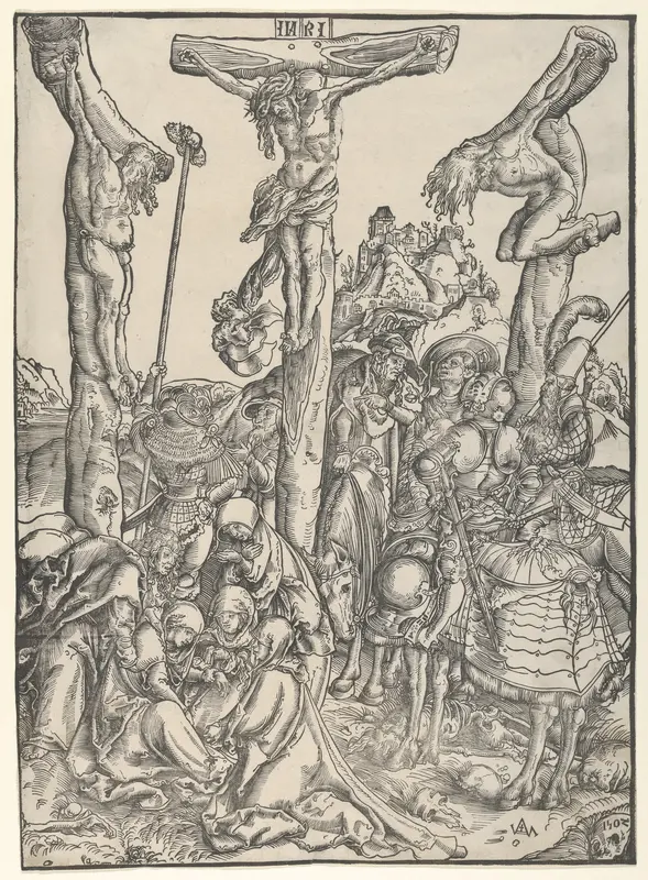 The Crucifixion Wall Art by Lucas Cranach the Elder - High-Resolution Digital Print
