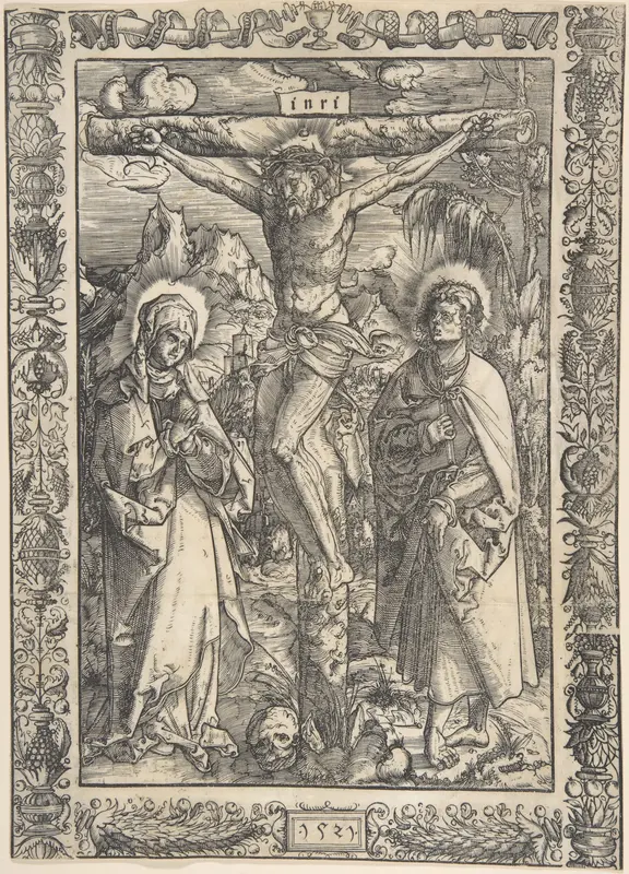 The Crucifixion Wall Art by Monogrammist G.Z. - High-Resolution Digital Print