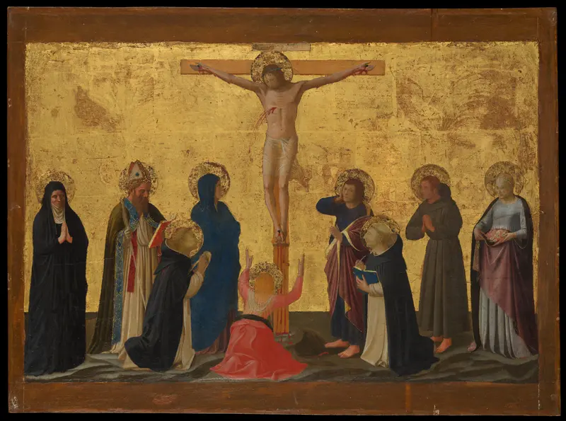 The Crucifixion Wall Art by Fra Angelico (Guido di Pietro) - High-Resolution Digital Print
