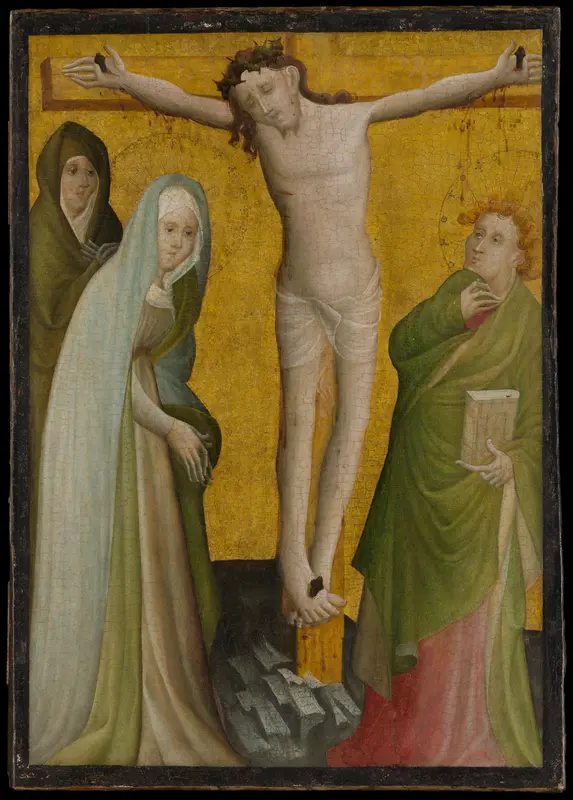 The Crucifixion Wall Art by Master of the Berswordt Altar - High-Resolution Digital Print