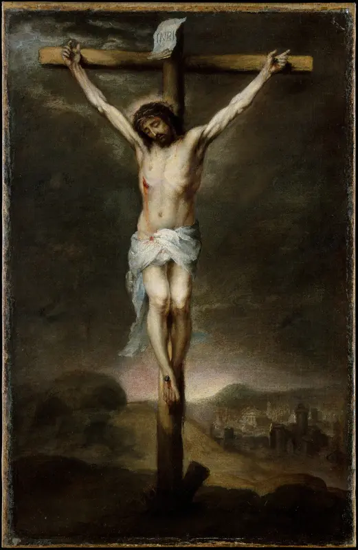 The Crucifixion Wall Art by Bartolomé Estebán Murillo - High-Resolution Digital Print