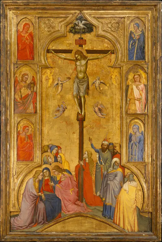 The Crucifixion Wall Art by Andrea di Cione (Orcagna) - High-Resolution Digital Print