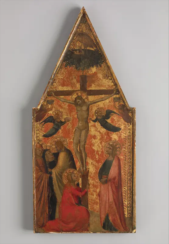 The Crucifixion Wall Art by Allegretto Nuzi - High-Resolution Digital Print