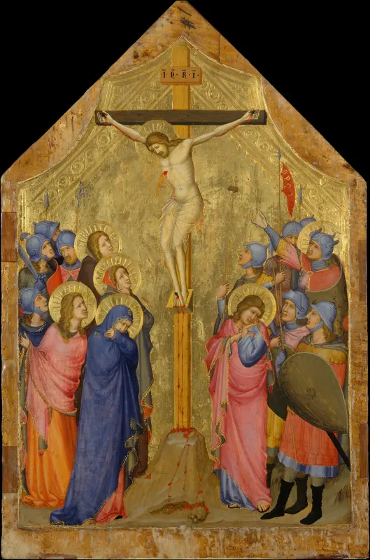 The Crucifixion Wall Art by Master of the Codex of Saint George - High-Resolution Digital Print