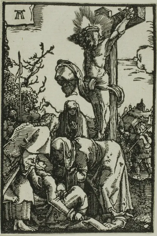 The Crucifixion, from The Fall and Redemption of Man Wall Art by Albrecht Altdorfer - High-Resolution Digital Print