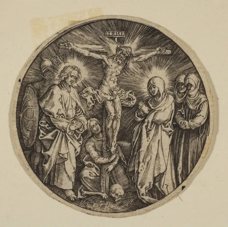 The Crucifixion (Round) (copy) Wall Art by Albrecht Dürer - High-Resolution Digital Print