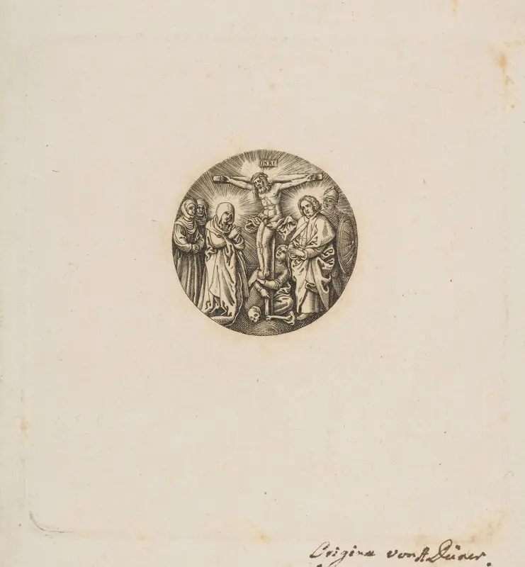 The Crucifixion (Round) (copy) Wall Art by Johannes Riepenhausen - High-Resolution Digital Print