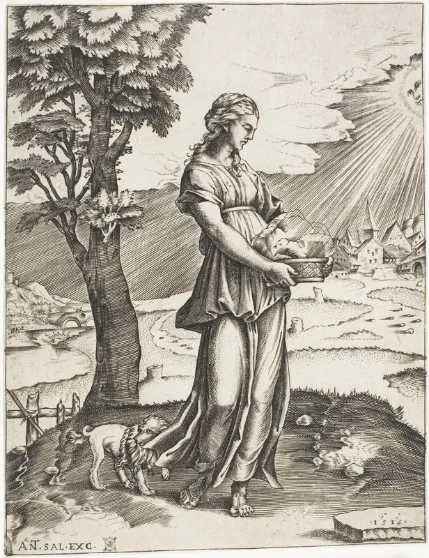 The Cumaean Sybil Wall Art by Agostino dei Musi - High-Resolution Digital Print