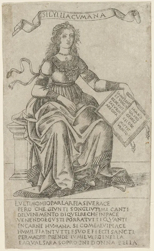 The Cumean Sibyl Wall Art by Francesco Rosselli - High-Resolution Digital Print