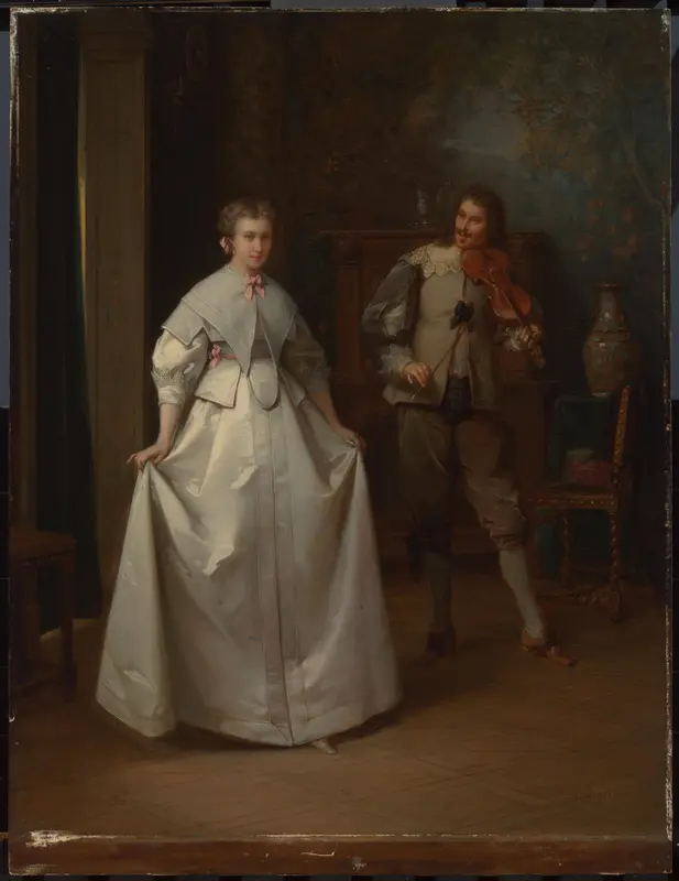 The Dance Wall Art by Aimé Gabriel Adolphe Bourgoin - High-Resolution Digital Print