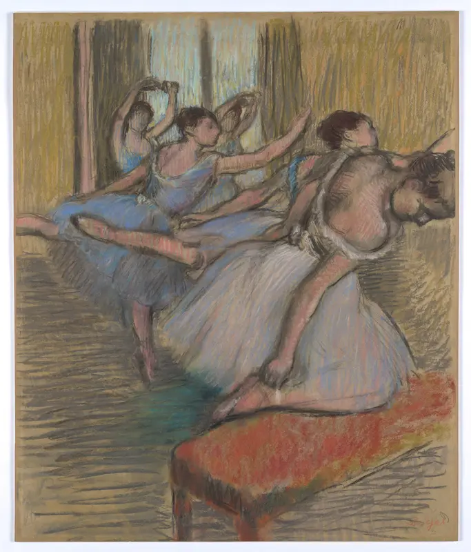 The Dancers Wall Art by Edgar Degas - High-Resolution Digital Print