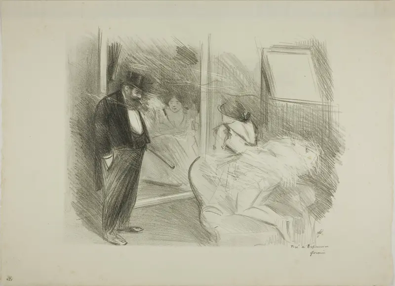 The Dancer's Dressing Room, First Plate