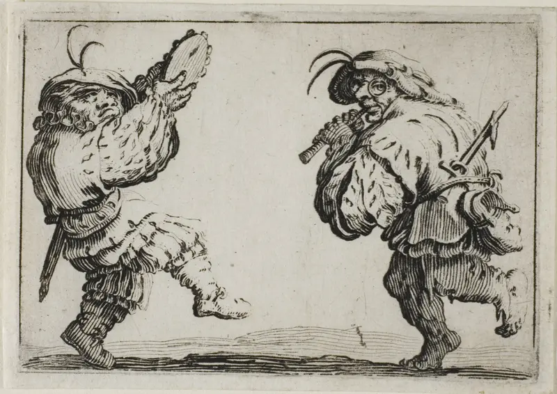 The Dancers with a Flute and a Tamborine, from The Caprices