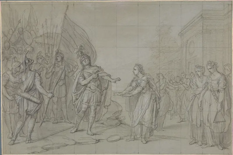The Daughter of Jephthah Wall Art by Charles Antoine Coypel - High-Resolution Digital Print