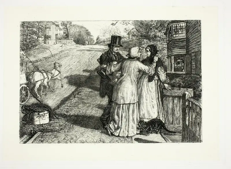 The Day in the Country Wall Art by William Holman Hunt - High-Resolution Digital Print