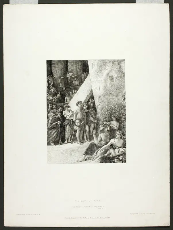 The Days of Noah Wall Art by James Smetham - High-Resolution Digital Print