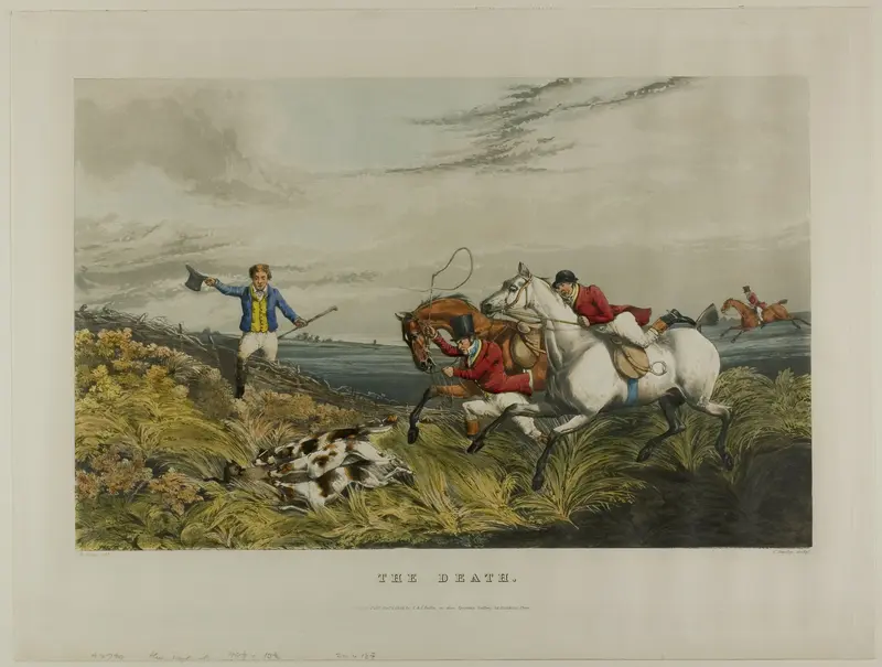 The Death, from the series Fox Hunting Wall Art by Charles Bentley - High-Resolution Digital Print