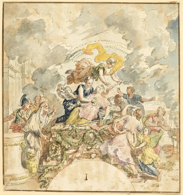 The Death of Dido Wall Art by School of Gerard de Lairesse - High-Resolution Digital Print