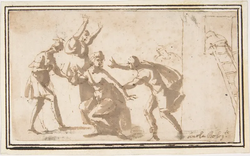 The Death of Lucretia? Wall Art by Francesco Allegrini - High-Resolution Digital Print